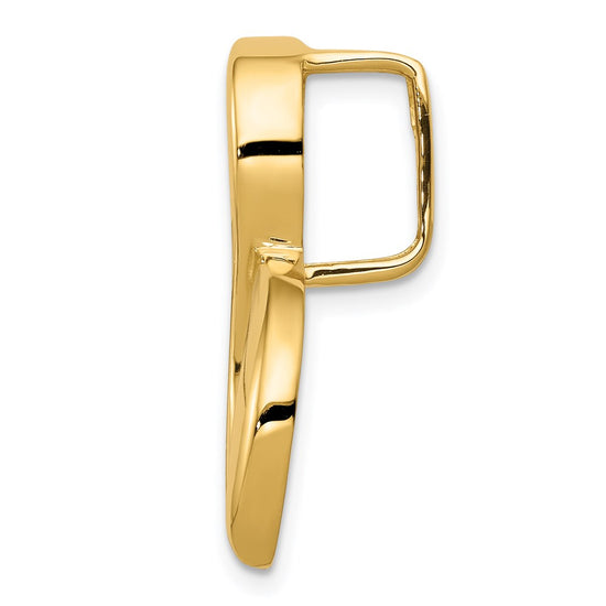 Gold Polished Slide Pendants