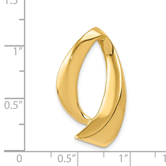 Gold Polished Slide Pendants