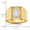 Gold Our Lady of Guadalupe Mens Ring