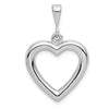 Gold Polished Heart Pendant