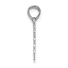 14k White Gold BEST FRIEND/FRIENDS FOREVER 2-Piece Break-Apart Heart Charm