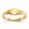 14k Child's Fancy Signet Ring