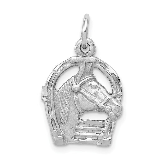 Gold Polished Horse Pendants
