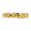 14k Polished Hearts Ring
