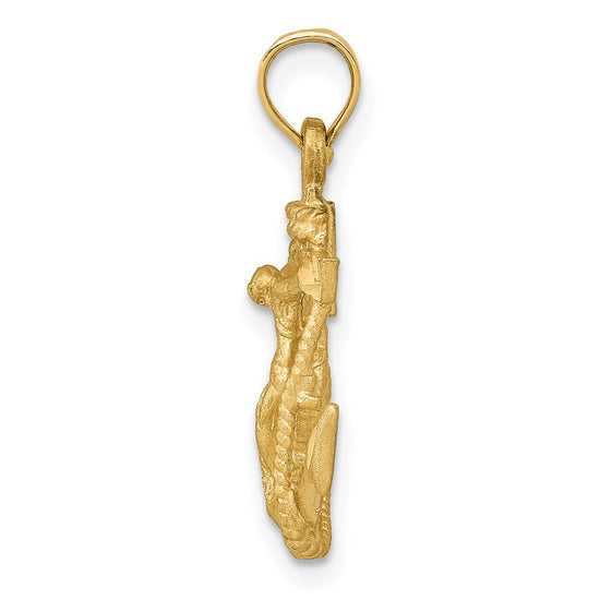 Gold Mariner Crucifix Pendants