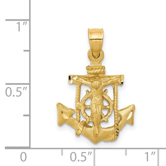 Gold Mariner Crucifix Pendants