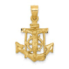 Gold Mariner Crucifix Pendants