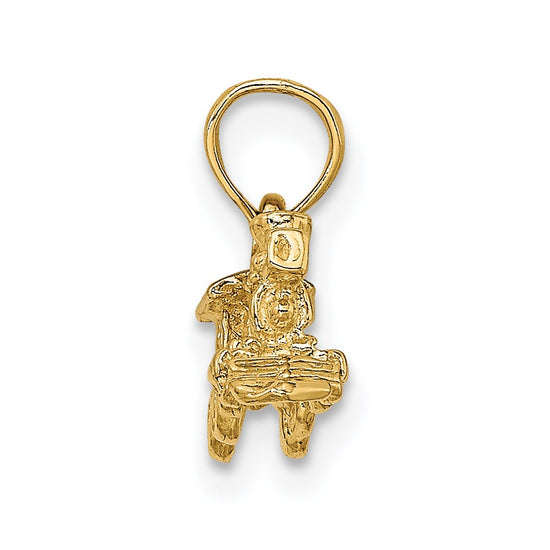 Gold Polished Travel Pendants