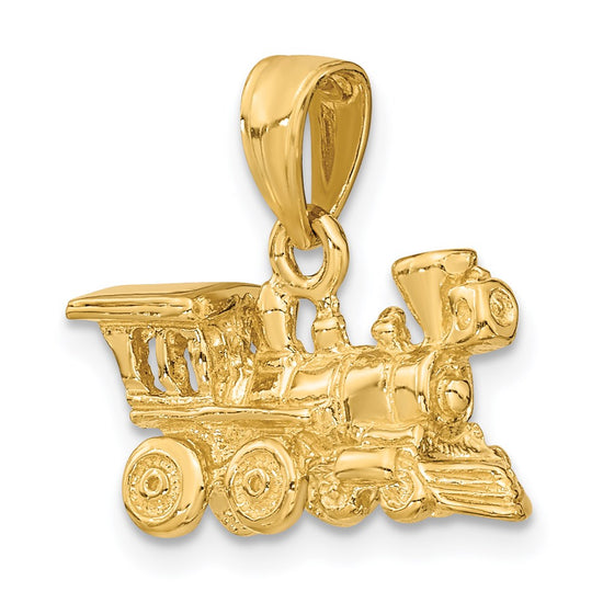 Gold Polished Travel Pendants