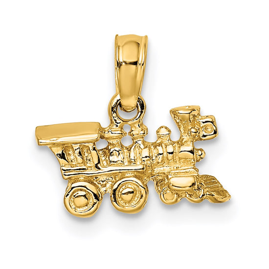 Gold Polished Travel Pendants