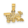 Gold Polished Travel Pendants