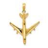14k 3-D Jet Pendant
