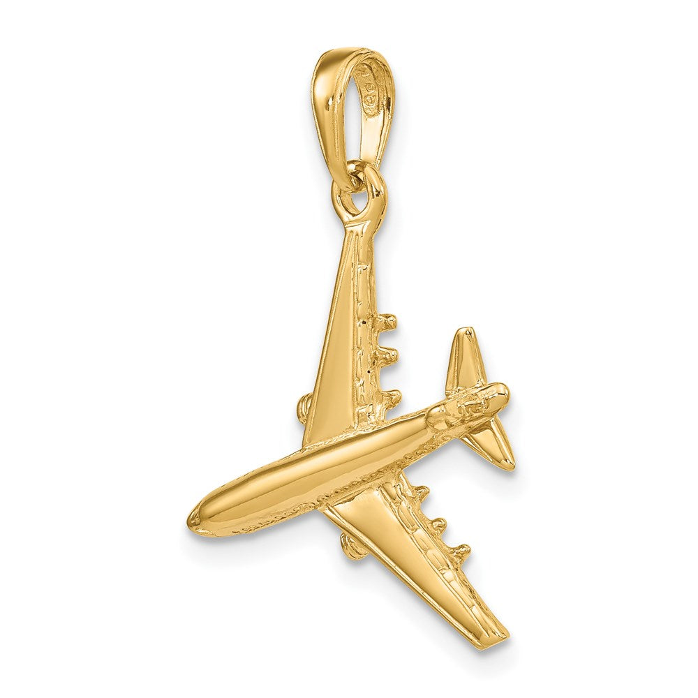 Gold Polished Travel Pendants