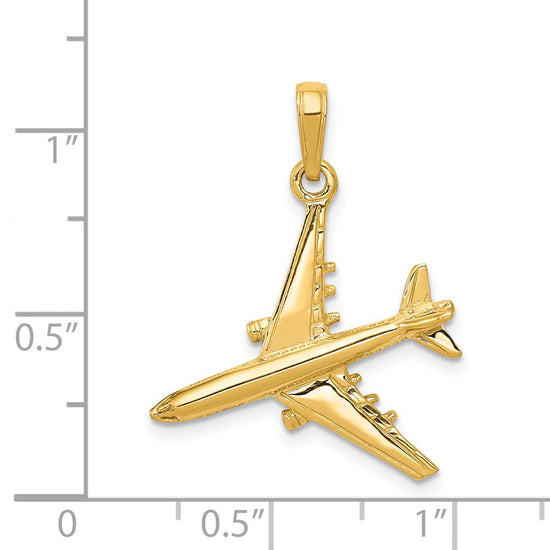 Gold Polished Travel Pendants