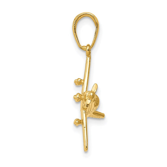 Gold Polished Travel Pendants