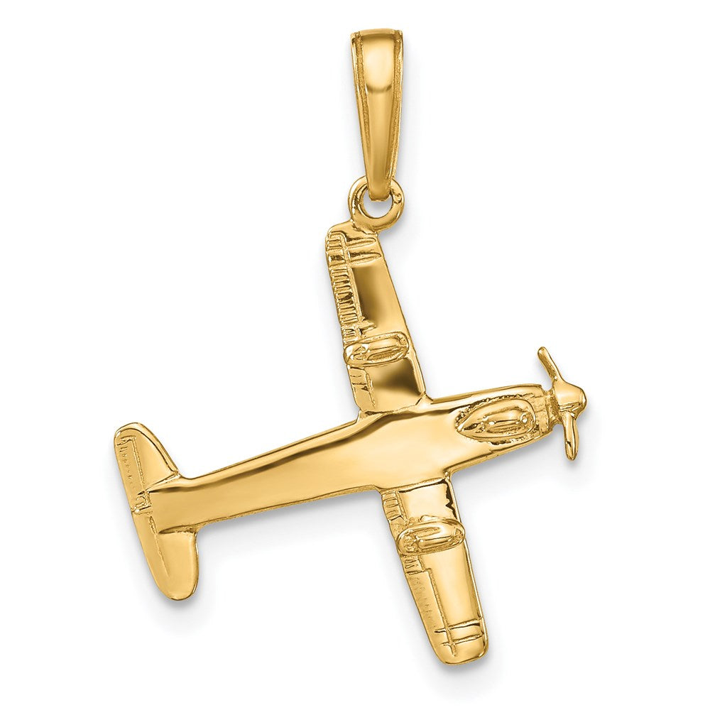 Gold Polished Travel Pendants