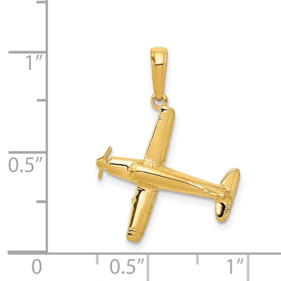 Gold Polished Travel Pendants