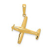 Gold Polished Travel Pendants
