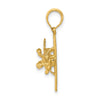 Gold Polished Travel Pendants