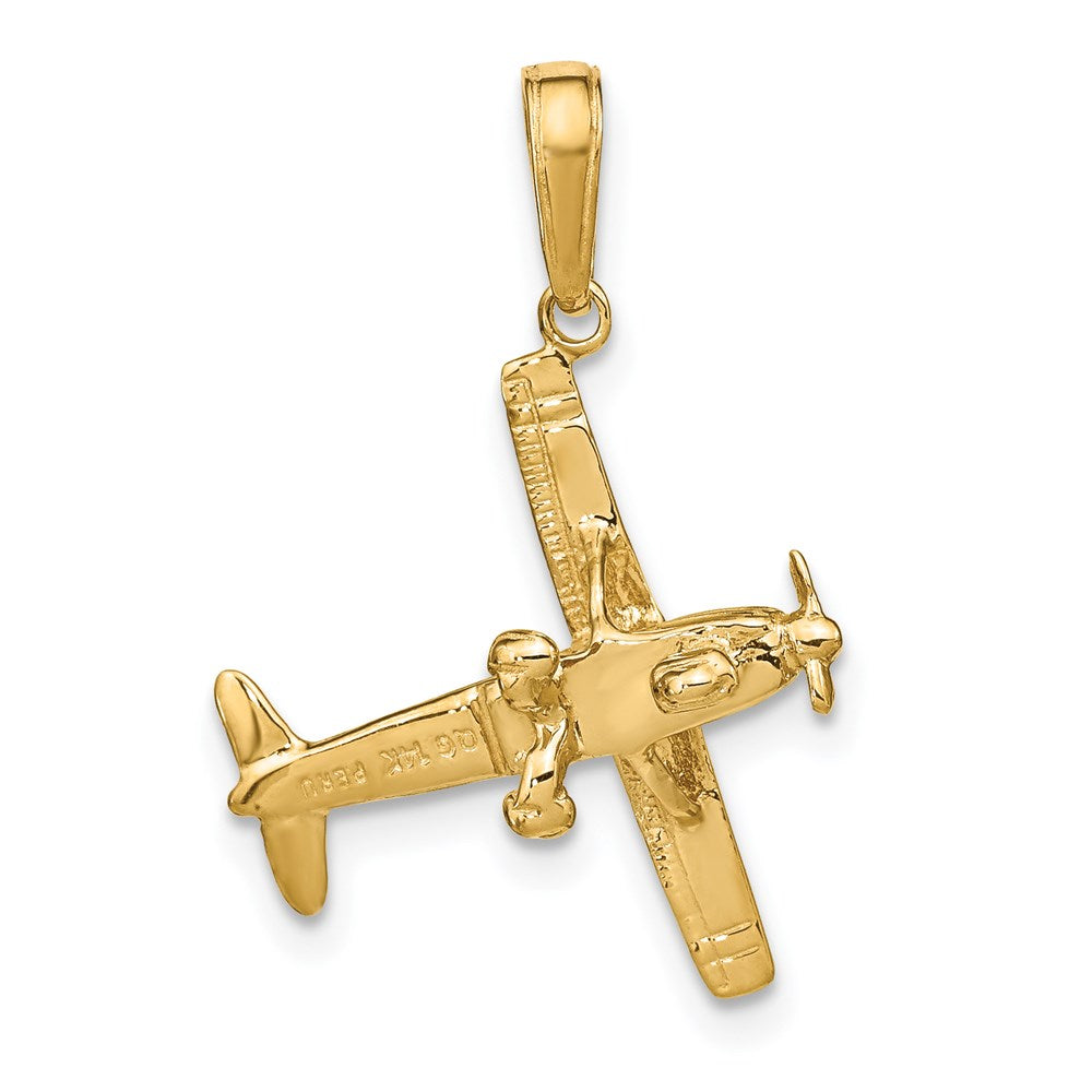 Gold Polished Travel Pendants