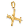 Gold Polished Travel Pendants
