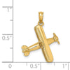 Gold Polished Travel Pendants