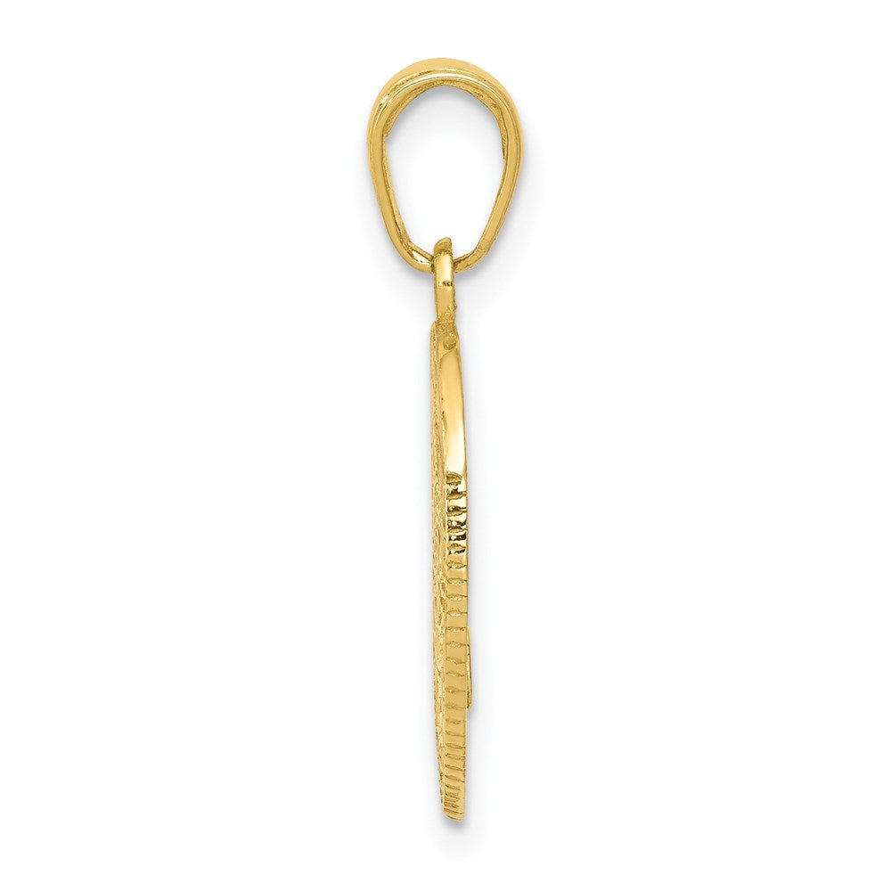 14k POLICE OFFICER Badge Pendant