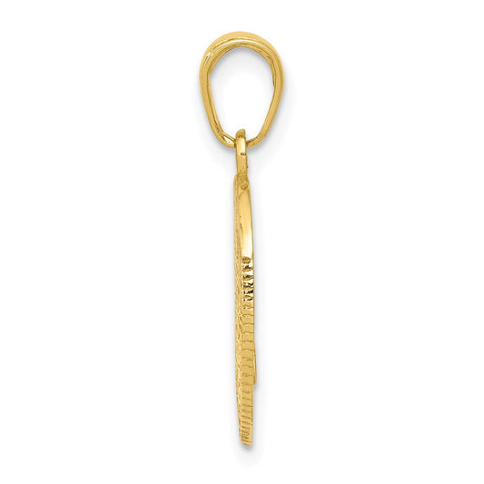 14k POLICE OFFICER Badge Pendant