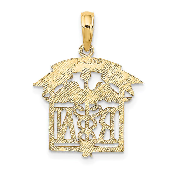 14k RN Registered NURSE Charm