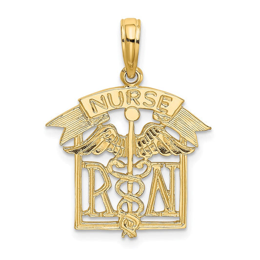 Gold Polished Medical Pendants