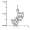 Gold Comedy/Tragedy Charm