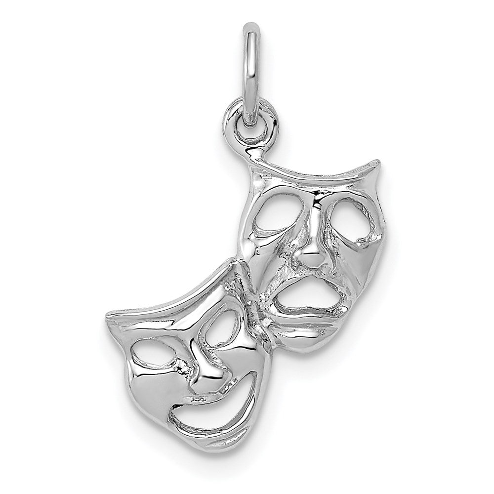 Gold Comedy/Tragedy Charm