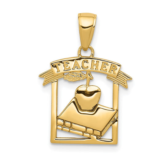Gold Teacher Pendant