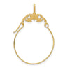 Gold Butterfly Charm Holder