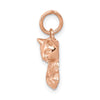 Gold Polished Cat Pendants