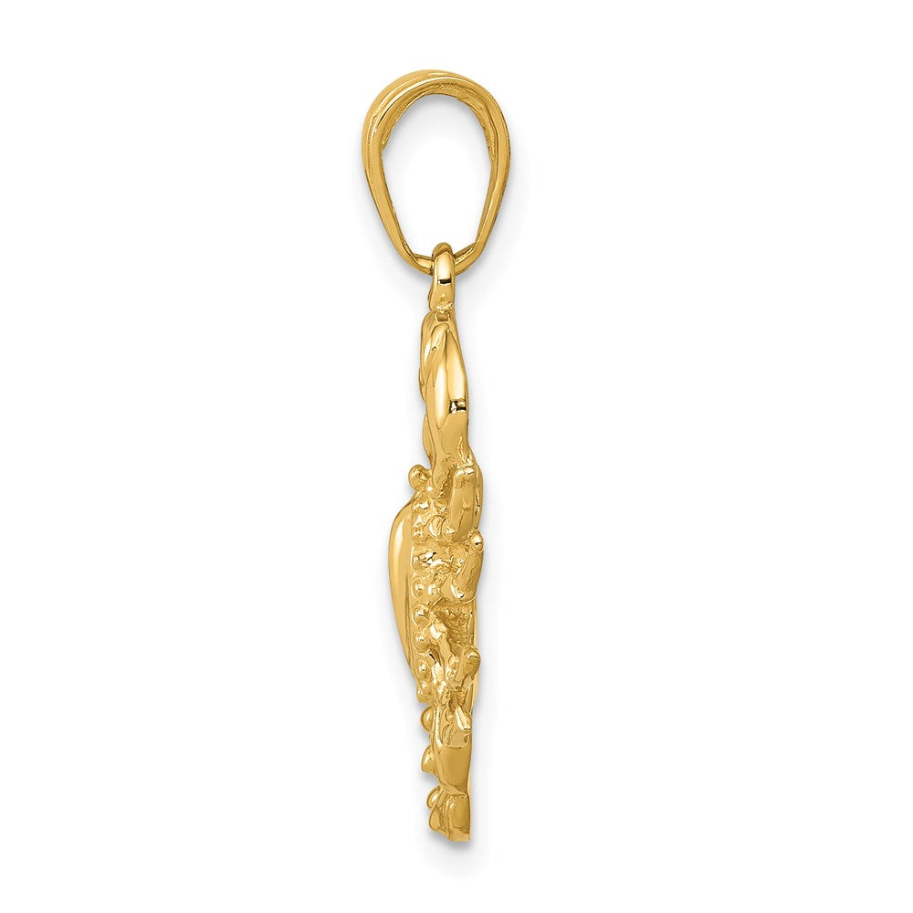 Gold Polished Reptile Pendants