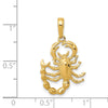 Gold Polished Reptile Pendants