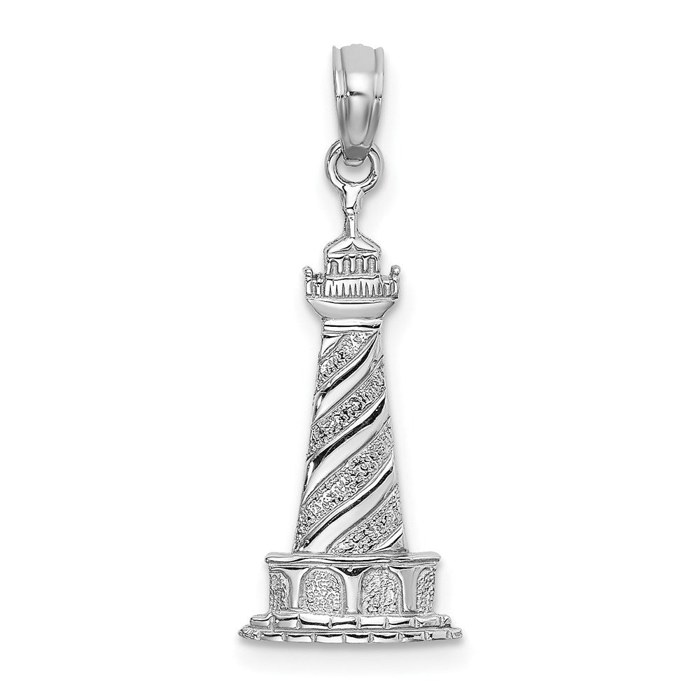 Gold Polished Lighthouse Pendants