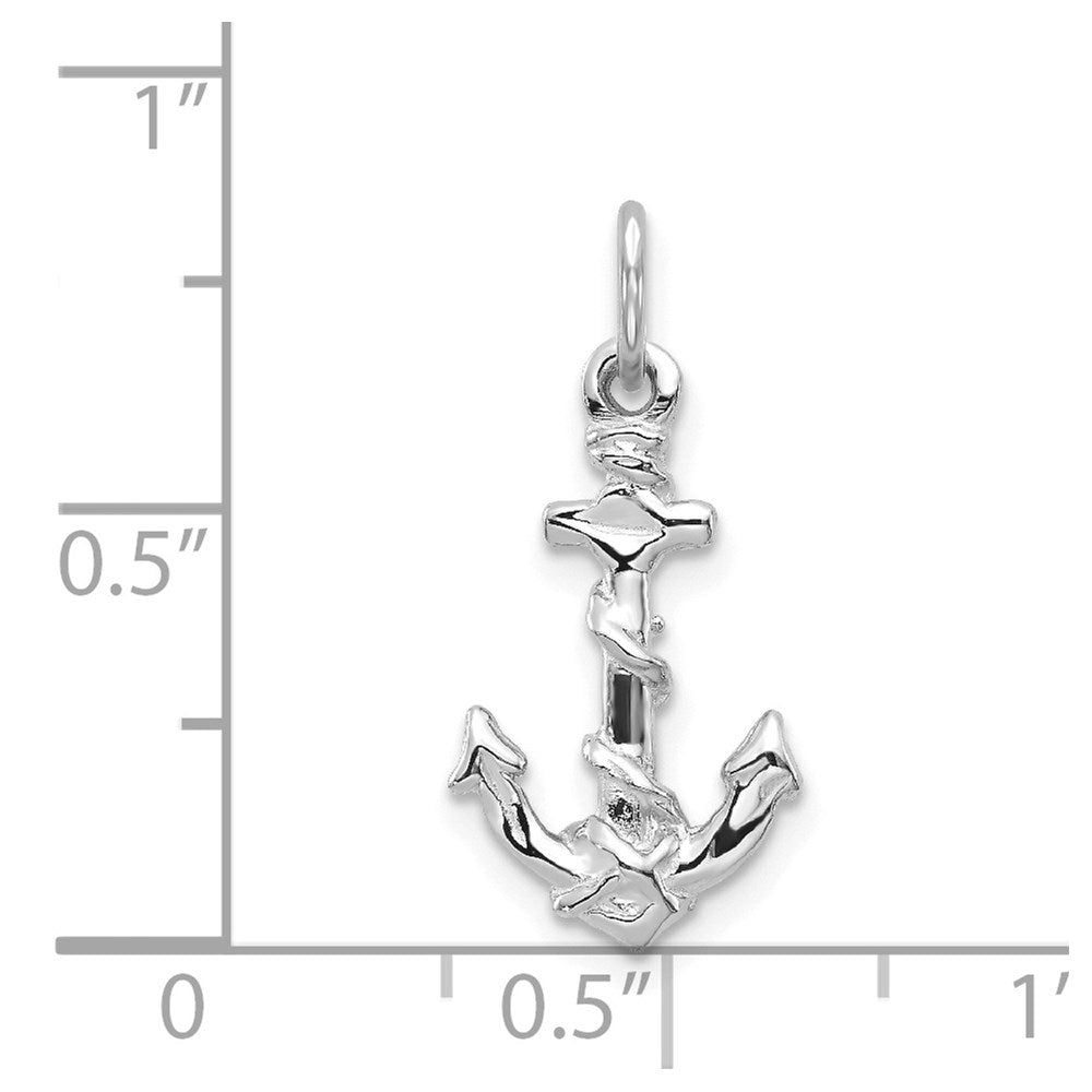 Gold Polished Anchor Pendants