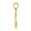 Gold Polished Anchor Pendants