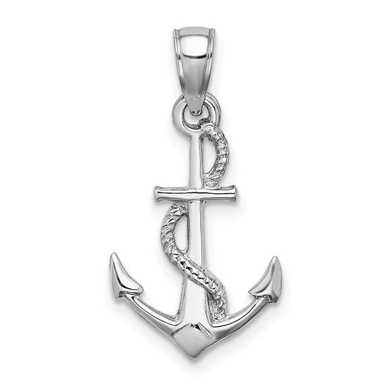 Gold Polished Anchor Pendants