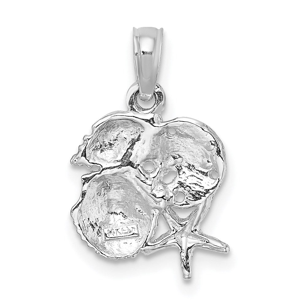 Gold Polished Sea Shell Pendants