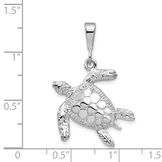 Gold Polished Turtle Pendants