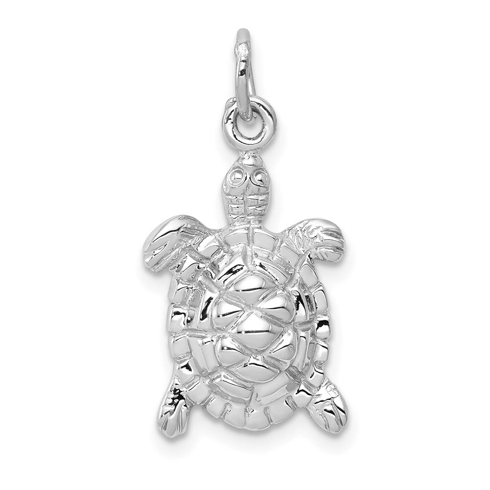 Gold Polished Turtle Pendants