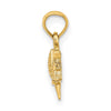 Gold Polished Golf Pendants