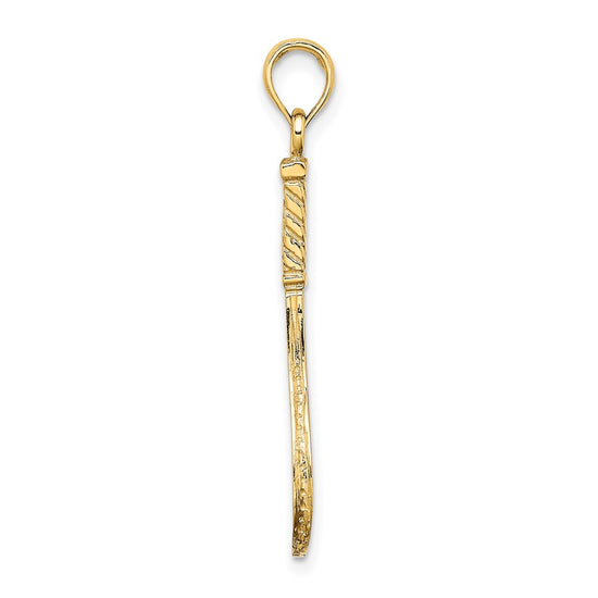 Gold Polished Tennis Pendants