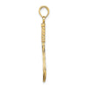 Gold Polished Tennis Pendants