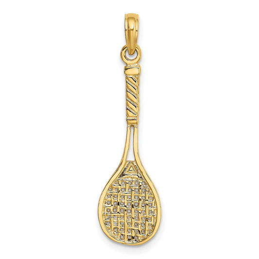 Gold Polished Tennis Pendants