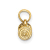 Gold Polished Barbell Pendants