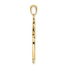 Gold Latin Cross Pendant